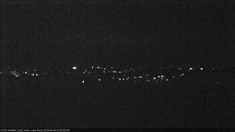 Lake Travis webcam, March 6, 2019 6:50 PM CT