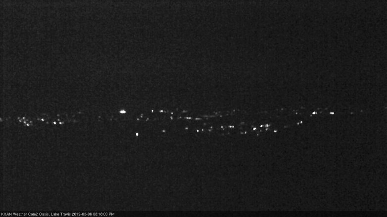 Lake Travis webcam, March 6, 2019 7:20 PM CT