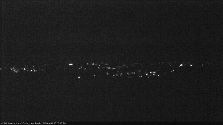 Lake Travis webcam, March 6, 2019 7:30 PM CT