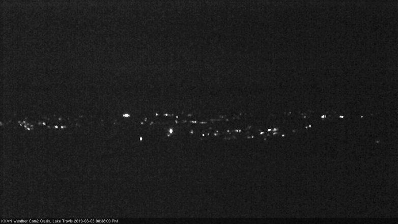 Lake Travis webcam, March 6, 2019 7:40 PM CT
