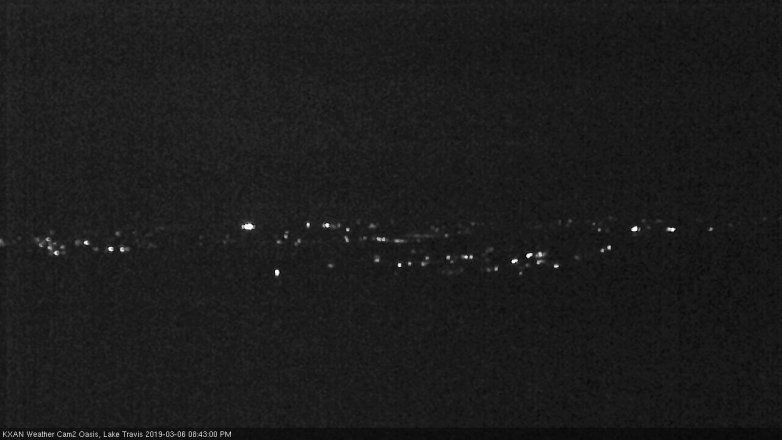 Lake Travis webcam, March 6, 2019 7:45 PM CT