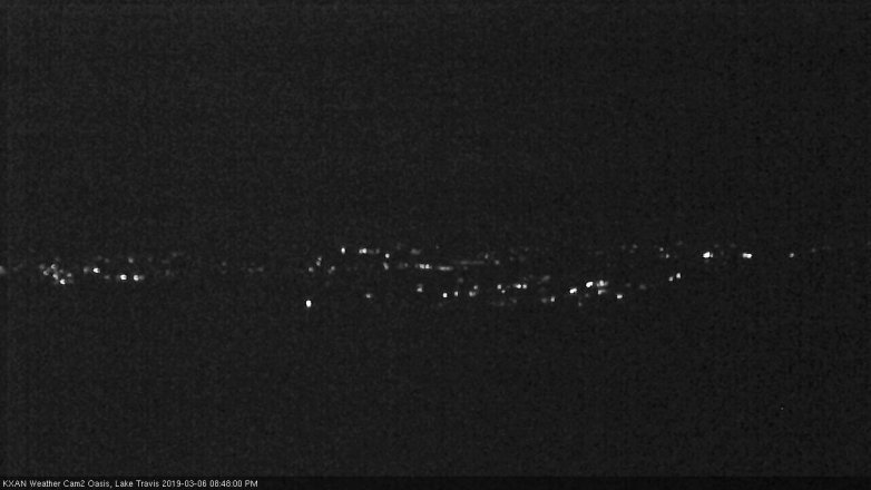 Lake Travis webcam, March 6, 2019 7:50 PM CT