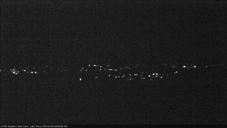 Lake Travis webcam, March 6, 2019 8:10 PM CT