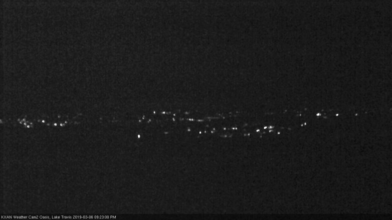 Lake Travis webcam, March 6, 2019 8:25 PM CT