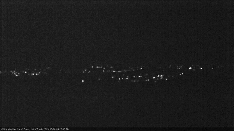 Lake Travis webcam, March 6, 2019 8:30 PM CT