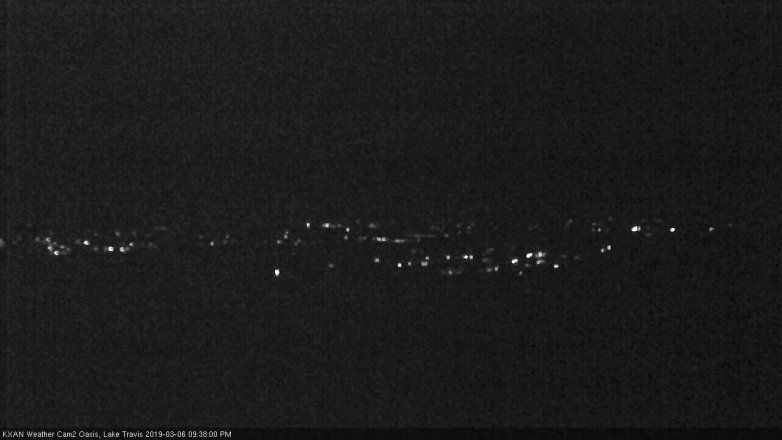 Lake Travis webcam, March 6, 2019 8:40 PM CT