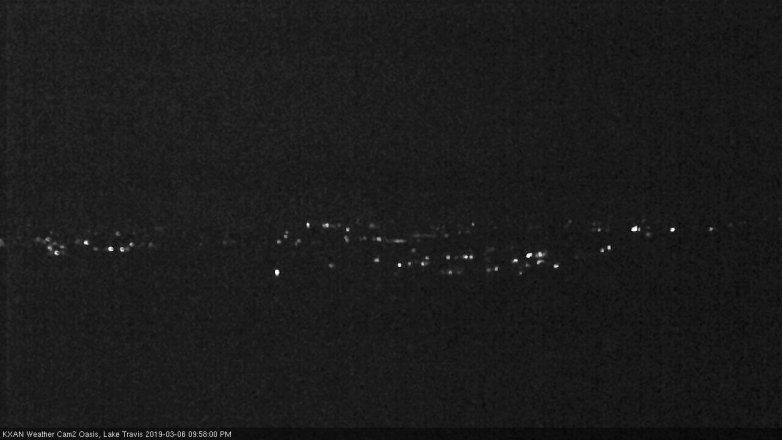 Lake Travis webcam, March 6, 2019 9:00 PM CT