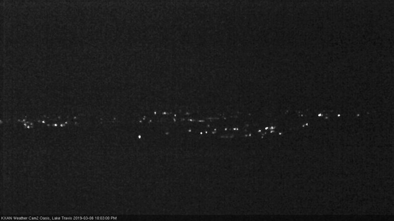 Lake Travis webcam, March 6, 2019 9:05 PM CT