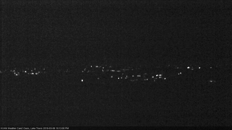 Lake Travis webcam, March 6, 2019 9:15 PM CT