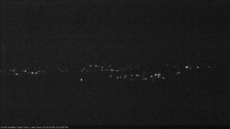 Lake Travis webcam, March 6, 2019 9:35 PM CT