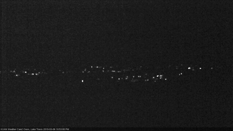Lake Travis webcam, March 6, 2019 9:55 PM CT
