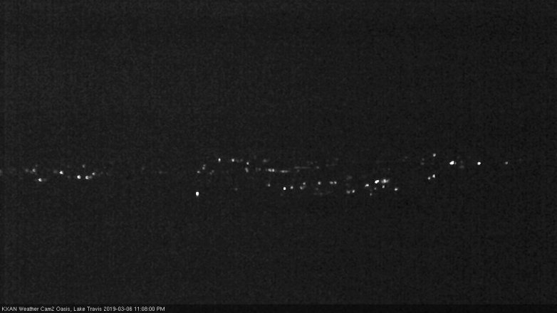 Lake Travis webcam, March 6, 2019 10:10 PM CT