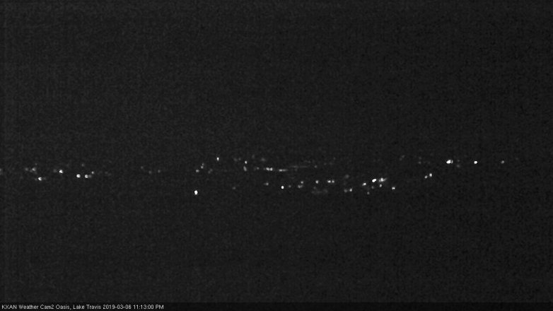 Lake Travis webcam, March 6, 2019 10:15 PM CT