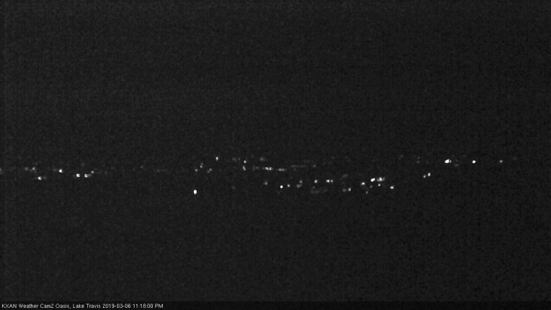 Lake Travis webcam, March 6, 2019 10:20 PM CT