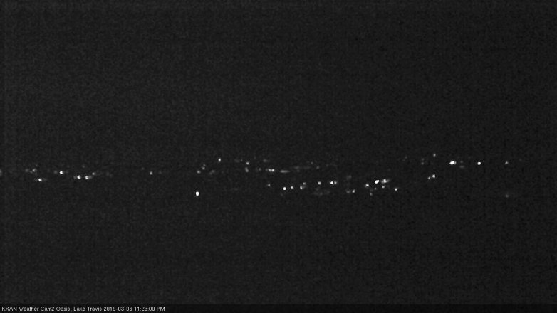 Lake Travis webcam, March 6, 2019 10:25 PM CT