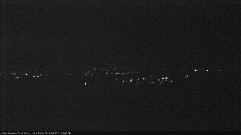 Lake Travis webcam, March 6, 2019 10:35 PM CT