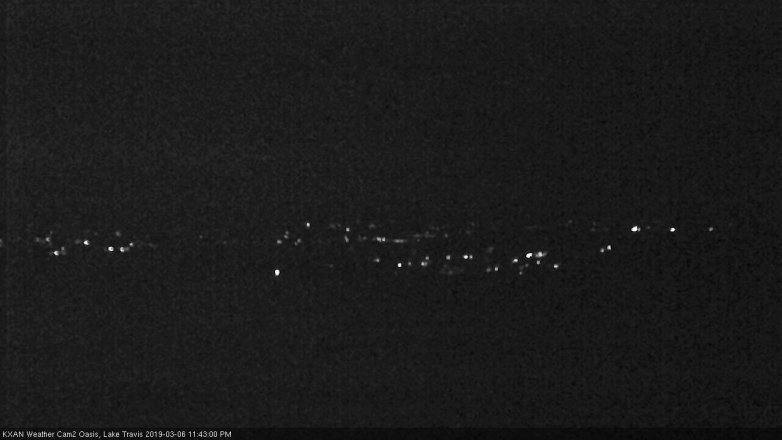 Lake Travis webcam, March 6, 2019 10:45 PM CT