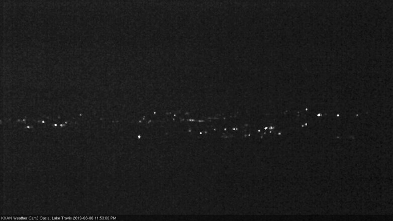 Lake Travis webcam, March 6, 2019 10:55 PM CT