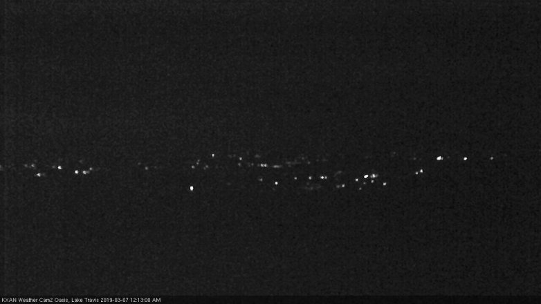 Lake Travis webcam, March 6, 2019 11:15 PM CT