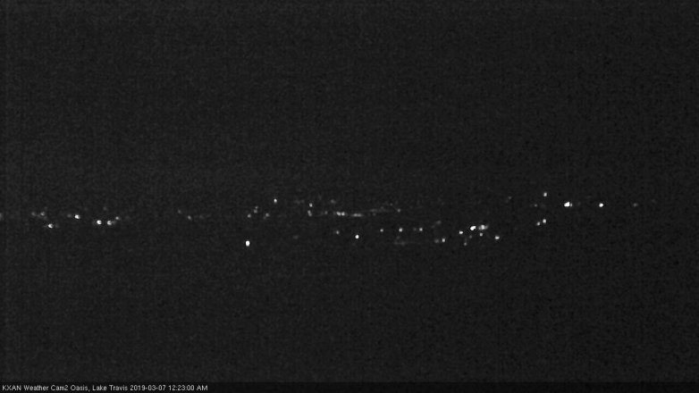 Lake Travis webcam, March 6, 2019 11:25 PM CT