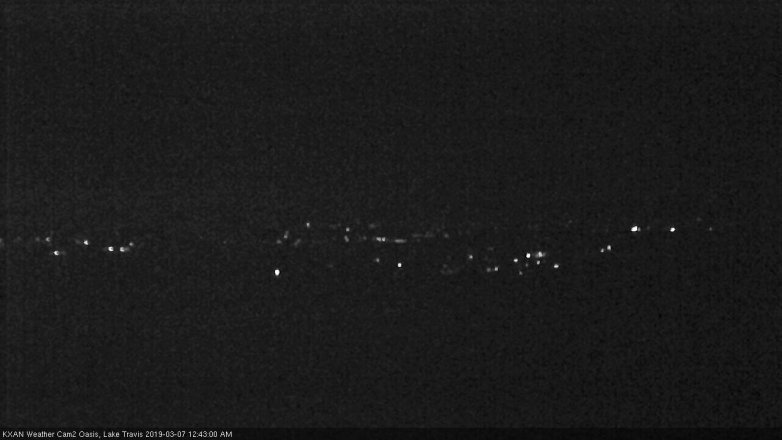 Lake Travis webcam, March 6, 2019 11:45 PM CT