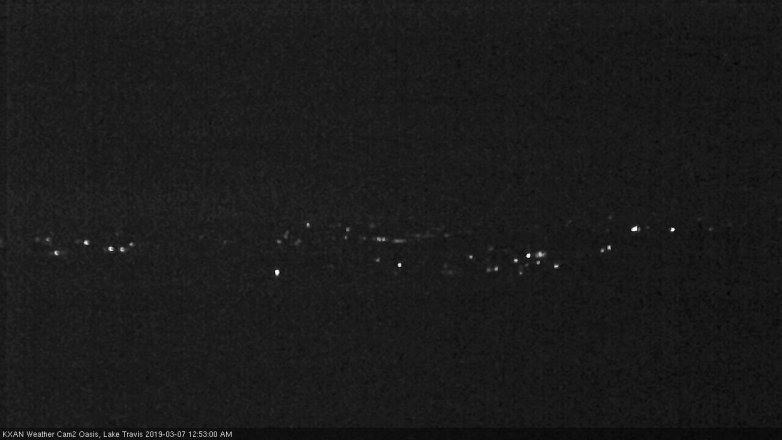 Lake Travis webcam, March 6, 2019 11:55 PM CT