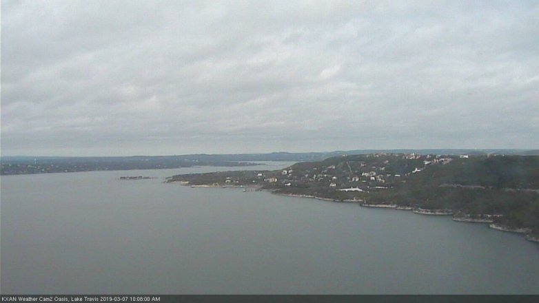 Lake Travis webcam, March 7, 2019 9:10 AM CT