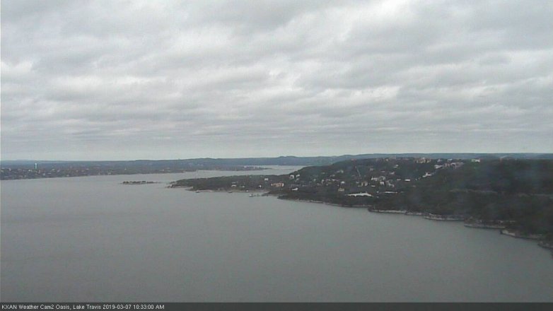 Lake Travis webcam, March 7, 2019 9:35 AM CT