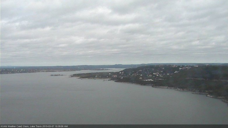 Lake Travis webcam, March 7, 2019 9:40 AM CT