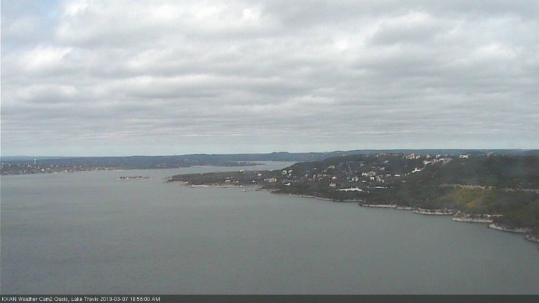 Lake Travis webcam, March 7, 2019 10:00 AM CT