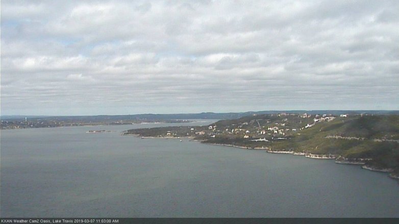 Lake Travis webcam, March 7, 2019 10:05 AM CT