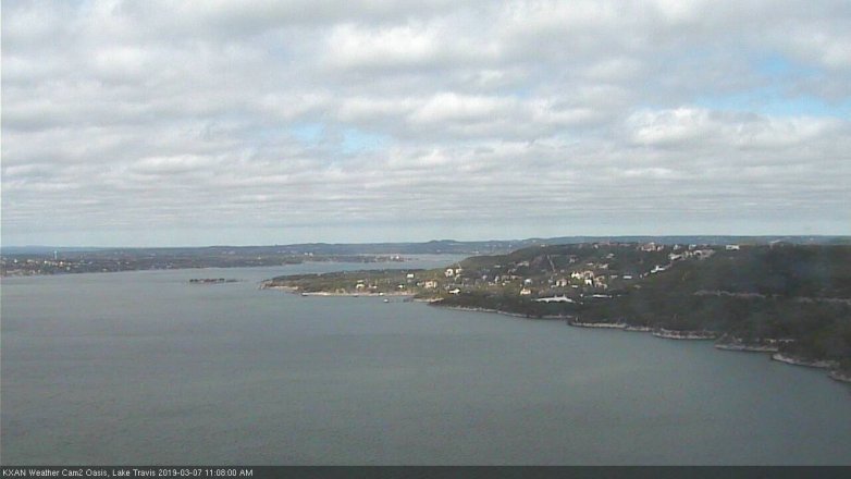 Lake Travis webcam, March 7, 2019 10:10 AM CT