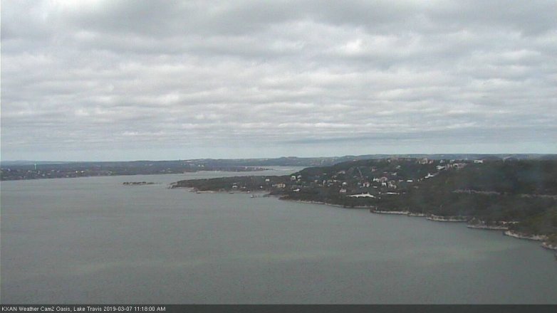 Lake Travis webcam, March 7, 2019 10:20 AM CT