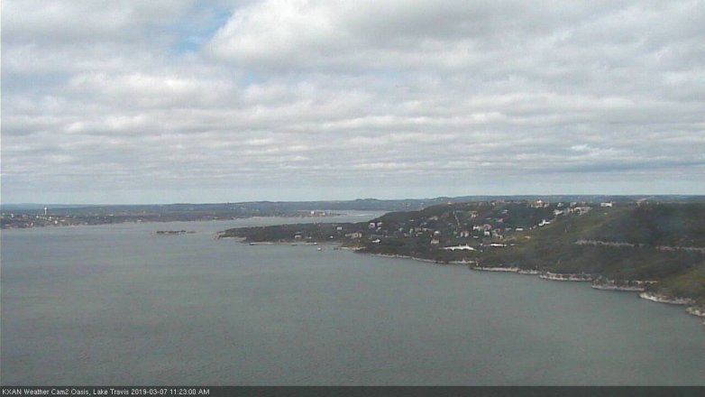 Lake Travis webcam, March 7, 2019 10:25 AM CT