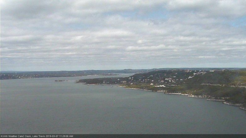 Lake Travis webcam, March 7, 2019 10:30 AM CT