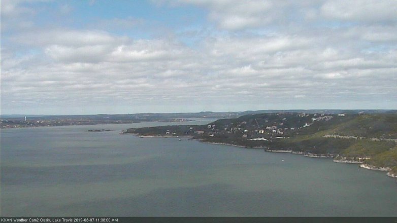 Lake Travis webcam, March 7, 2019 10:40 AM CT