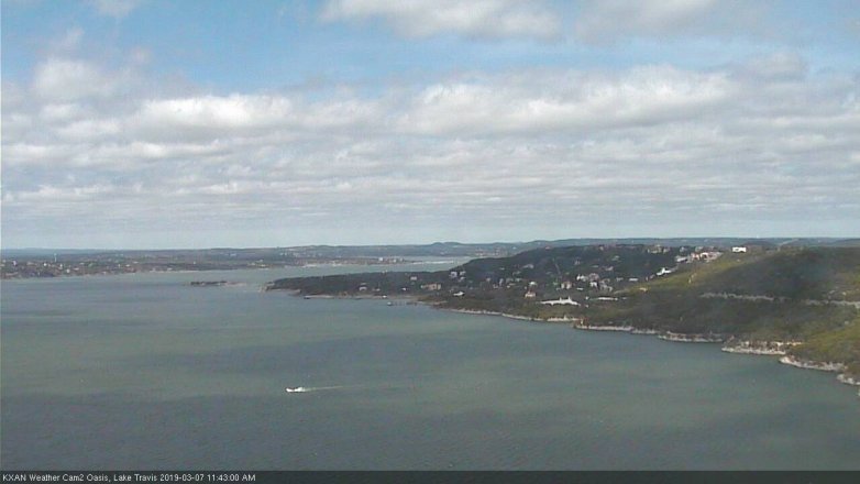 Lake Travis webcam, March 7, 2019 10:45 AM CT