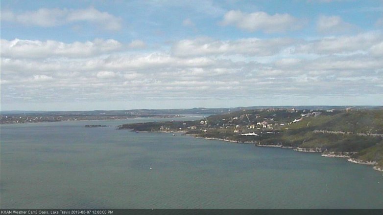Lake Travis webcam, March 7, 2019 11:05 AM CT