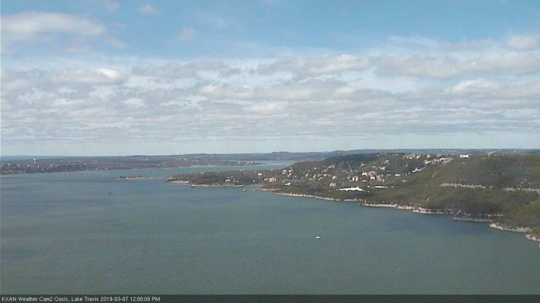 Lake Travis webcam, March 7, 2019 11:10 AM CT