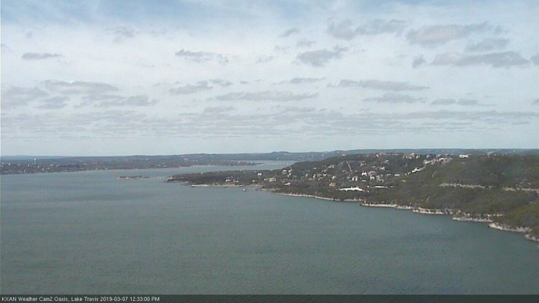Lake Travis webcam, March 7, 2019 11:35 AM CT