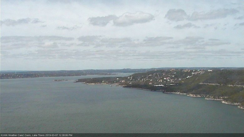 Lake Travis webcam, March 7, 2019 11:40 AM CT