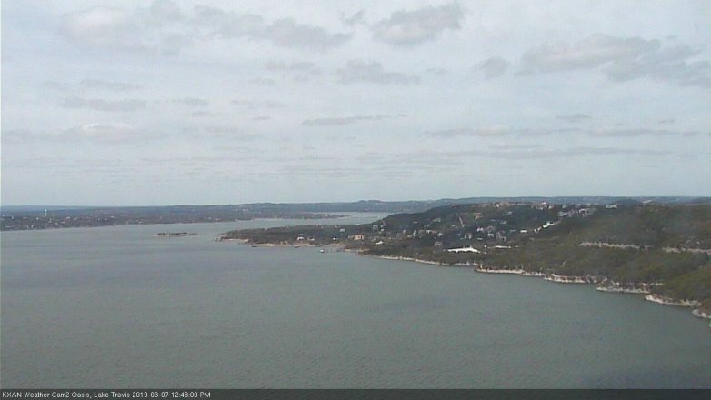 Lake Travis webcam, March 7, 2019 11:50 AM CT