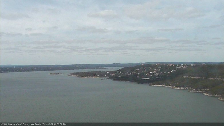 Lake Travis webcam, March 7, 2019 12:00 PM CT
