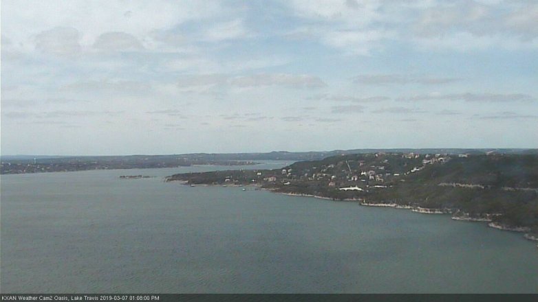 Lake Travis webcam, March 7, 2019 12:10 PM CT