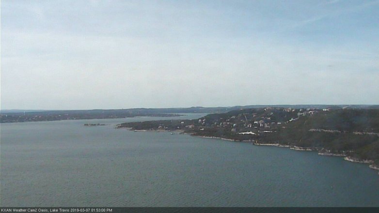 Lake Travis webcam, March 7, 2019 12:55 PM CT