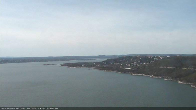 Lake Travis webcam, March 7, 2019 1:40 PM CT