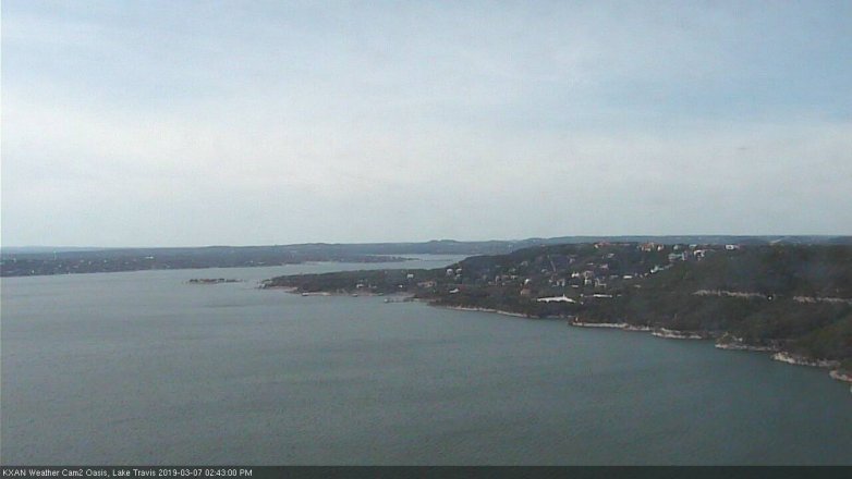 Lake Travis webcam, March 7, 2019 1:45 PM CT