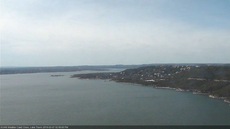 Lake Travis webcam, March 7, 2019 2:00 PM CT