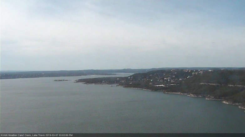 Lake Travis webcam, March 7, 2019 2:05 PM CT