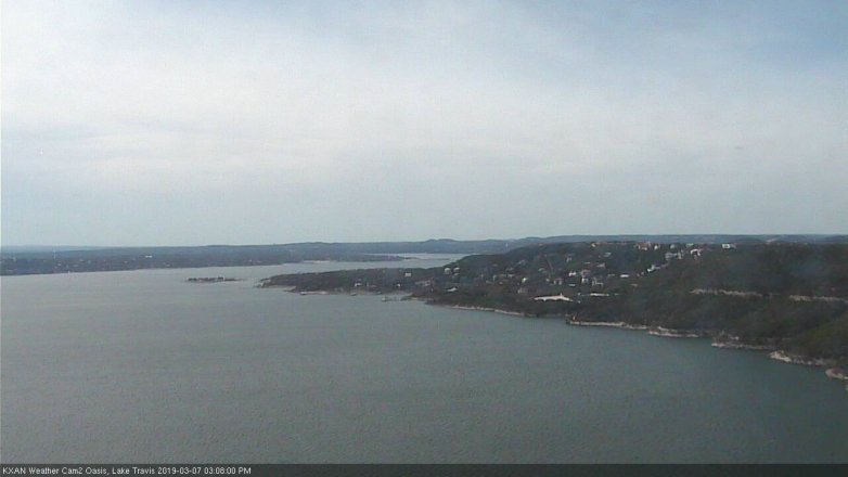 Lake Travis webcam, March 7, 2019 2:10 PM CT